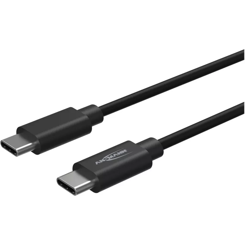 Ansmann 1700-0122 USB kabelis, melns