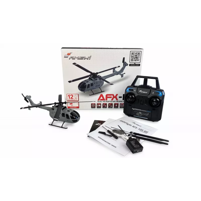 VTOL lidaparāts Amewi AFX-105 ar elektromotoru 350 mAh 99 g