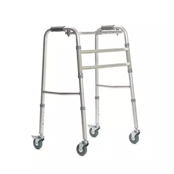 Ritošais rāmis VITEA CARE PPC013VC — 4 riteņu alumīnija rollators, regulējams augstums 81,5–91,5 cm, 8 cm riteņi, platums 550 mm, maks. lietotājs 110 kg