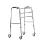 Ritošais rāmis VITEA CARE PPC013VC — 4 riteņu alumīnija rollators, regulējams augstums 81,5–91,5 cm, 8 cm riteņi, platums 550 mm, maks. lietotājs 110 kg