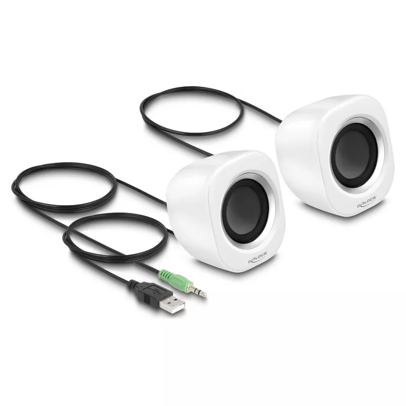 Skaļruņi DELOCK Mini Stereo 27008, 2W