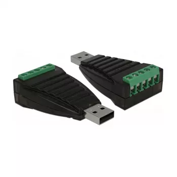 DeLOCK 87738 USB Type-A uz RS-422/485 seriālais pārveidotājs