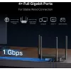 Galda maršrutētājs MERCUSYS MR25BE EasyMesh Wi‑Fi 7 divjoslu 2,4/5 GHz, 3600 Mbps, 3× Gigabit LAN, 4 ārējās antenas