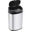 Atkritumu tvertne LAMART LT8021 nerūsējošais tērauds, pedālis, kustību sensors, 30 L, 34×25×54 cm