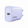 Sienas lādētājs CANYON OnCharge 30CL, 30 W USB-C PD, 1 PD izeja, ES kontaktdakša, violets