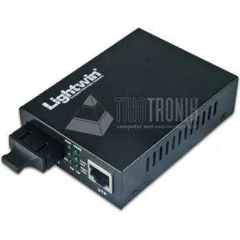 Lightwin LWC 10/100 MM SC tīkla multivides pārveidotājs 100 Mbit/s, daudzmodu, melns (LWC 10/100 MM SC)