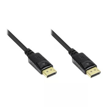 Alcasa DisplayPort/DisplayPort - 5 m - DisplayPort - DisplayPort - vīrišķais - vīrišķais - zelts - melns (4810-050G)