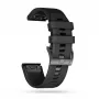 Pulksteņa siksniņa Tech-Protect Garmin Fenix sērijai — saderīga ar Fenix 3, 5X, 3HR, 5X Plus, 6X, 6X Pro, 7X — melna