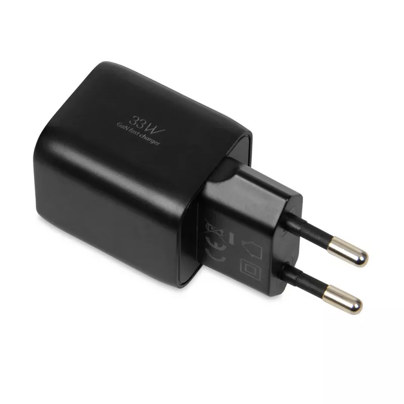 Ārējais tīkla strāvas adapteris IBOX ILUC42B 12V 2A, 33W, USB-A + USB-C PD3.0, QuickCharge 3.0, universāls