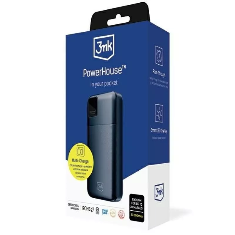 Portable baterija 3MK PowerHouse 20,000mAh