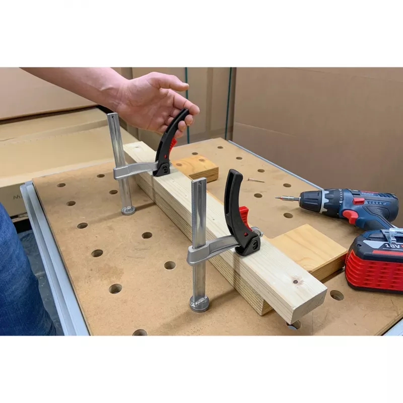 BESSEY iespīlēšanas elements TW20-15-8-KLI, daudzfunkciju galdiem, skava (sudraba)