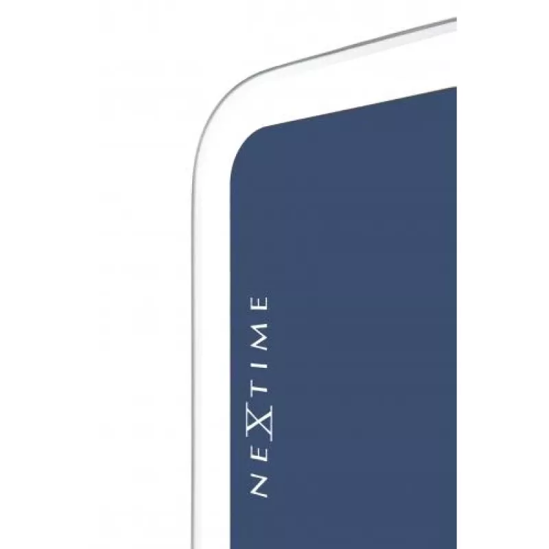 NeXtime pulkstenis 3072bl Thumbs up, 40,5x41,5 cm, sienas, zils/sudrabs