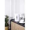 Mesko tējkanna | MS 1376 | Elektriskā | 850 W | 0,8 L | Plastmasa | 360° grozāma pamatne | Balta