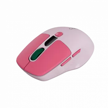 Canyon MW-26 - 2in1 bezvadu optiskā pele Bluetooth / 2,4 GHz - klusa - rozā