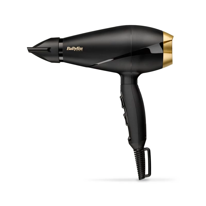 BaByliss 6704E fēns 2000 W Melns, Zelts