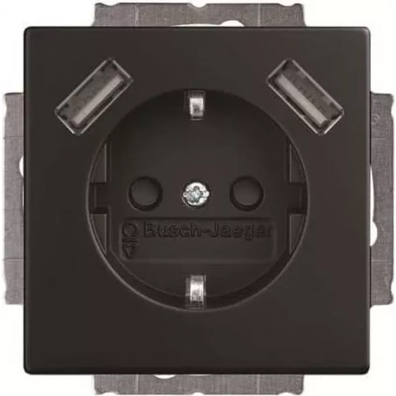 BJ 20 EUCB2USB-885 SCHUKO-/2x USB kontaktligzda (2CKA002011A6279)