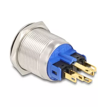 Spiedpogu panelis DeLOCK 22051 Sudraba 230V 3A
