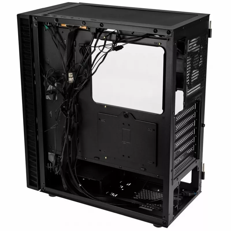 Kolink Observatory HF Glass ARGB Midi-Tower - melns