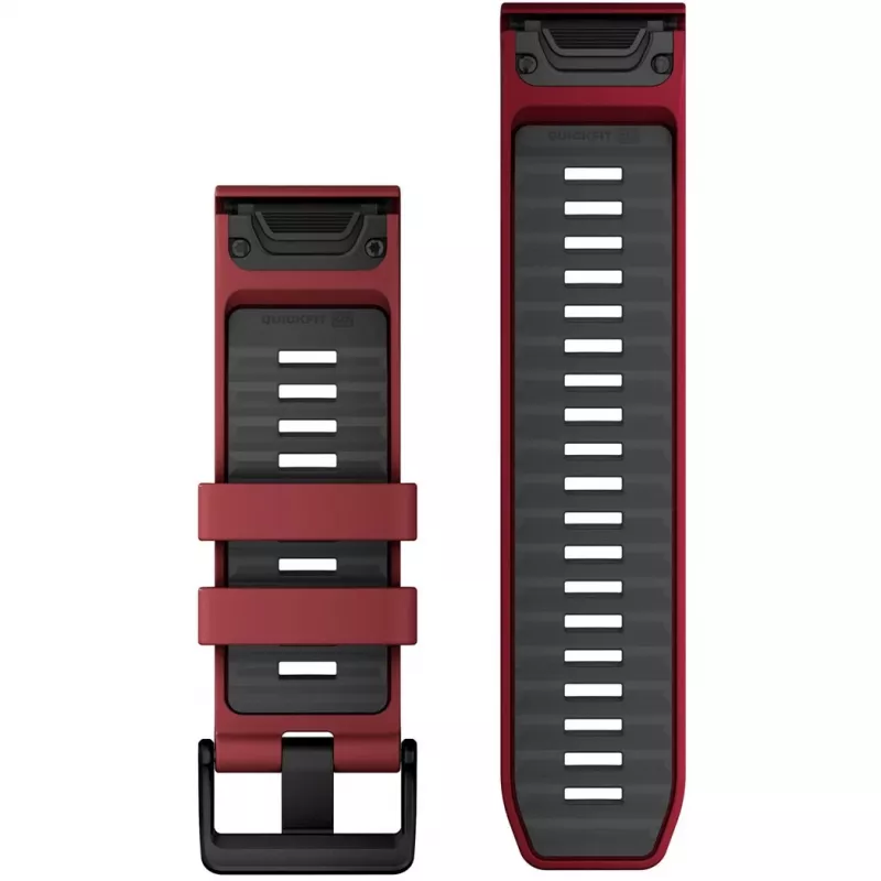 Garmin QuickFit 010-13393-06 siksna, grafīts un sarkans