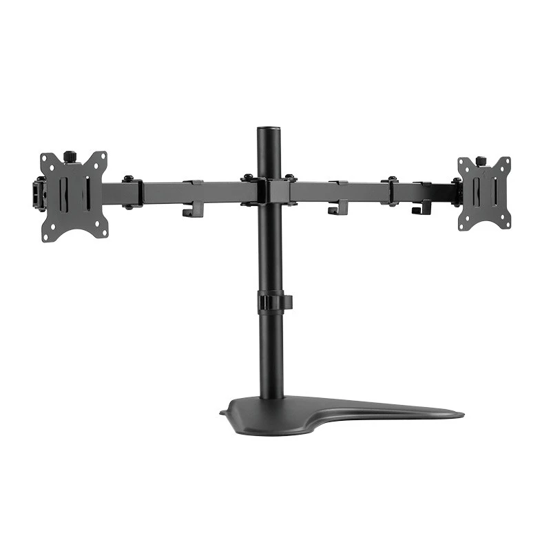 Monitoru statīvs LOGILINK BP0099 2 displejiem, līdz 81,3 cm (32 collas), VESA 75x75–100x100, maks. 8 kg, melns