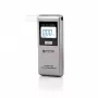 Alkohola testeris ORO‑MED X12 PRO SILVER — bezkontakta alkometrs, diapazons 0–4 g/L, LCD, AAA baterijas