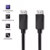 DisplayPort kabelis Qoltec 50373 2 m Melns