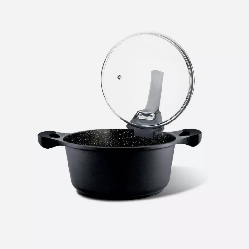 Katliņš Pensofal Saxum 20 cm ar stikla vāku — Pensofal Saxum 20cm katliņš