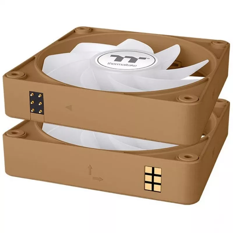 Ventilators Thermaltake CT120 EX Reverse ARGB Sync 12 cm 500-2000 RPM Brūns Smilškrāsa