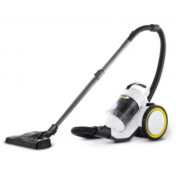 Putekļsūcējs Karcher VC 3 — sausā tīrīšana mājām, 700 W, 0,9 L bez maisa, HEPA 13, teleskopiskā caurule, 1,5 m šļūtene