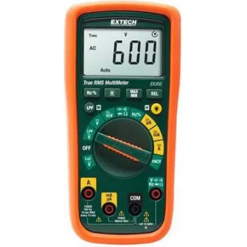 Extech EX350 rokas multimetrs, digitāls, CAT III 600 V, displejs (izšķirtspēja): 4000 (EX350)