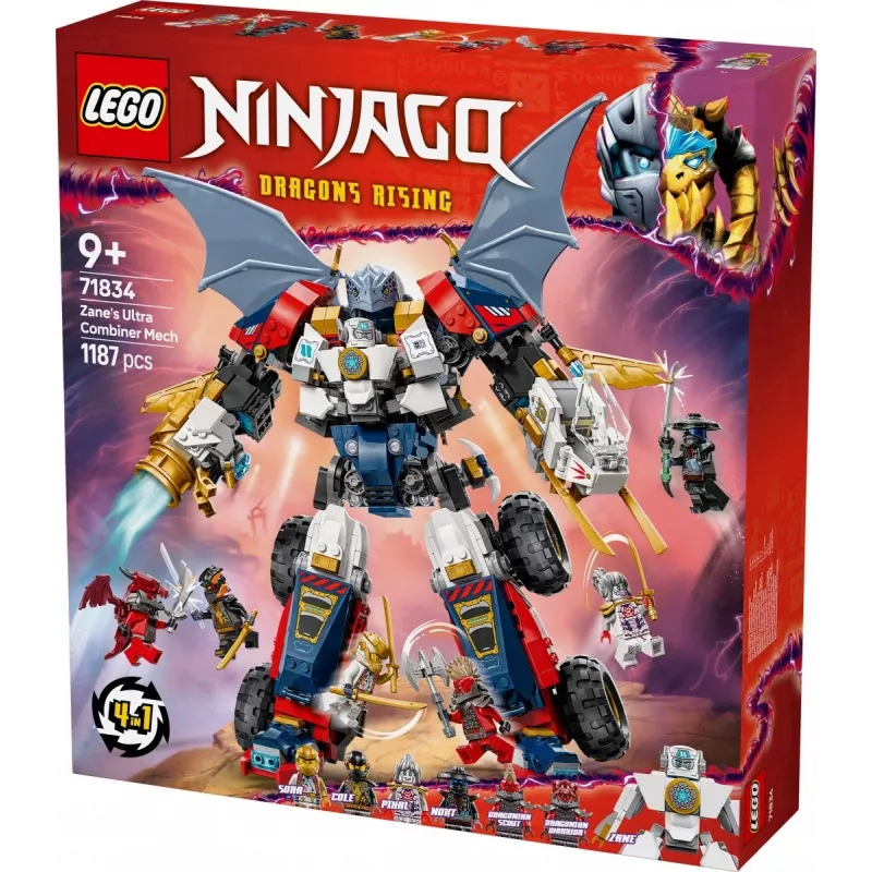 LEGO NINJAGO 71834 Zane's Ultra Combiner Mech