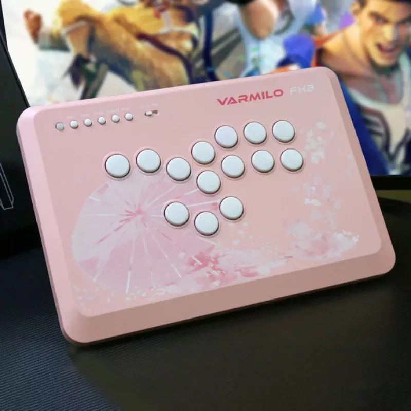 Spēļu arkādes kontrolieris Varmilo FK2 Sakura GAJO-952 vadu kompaktā izkārtojuma