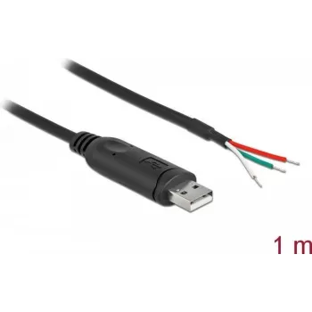Adaptera kabelis USB 2.0 Type-A uz seriālo RS-232 DeLOCK 62930