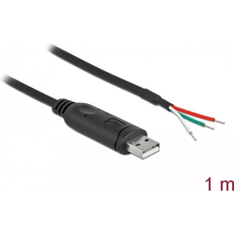 Adaptera kabelis USB 2.0 Type-A uz seriālo RS-232 DeLOCK 62930