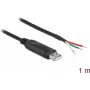 Adaptera kabelis USB 2.0 Type-A uz seriālo RS-232 DeLOCK 62930
