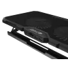 FURY GUNBAI G3 Laptop dzesēšanas paliktnis 14.1–17.3 collām ar 2 ventilatoriem, RGB apgaismojumu, 2× USB