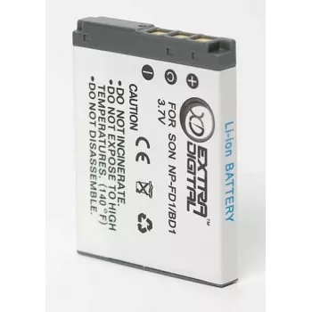 Baterija extra digital NP-BD1 / NP-FD1 3.6V 1200mAh uzlādējama litija jonu