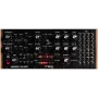 Analogs daļēji modulārs sintezators moog Labyrinth — monofonisks, 20 ieeju/12 izeju ielāpu panelis, sekvencētājs, dabīgā koka apdare