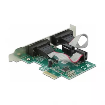 DeLOCK PCI Express x1 karte ar 2 seriālajiem RS-232 portiem