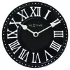 NeXtime klok 5187zw London Table, Ø16 cm, Wall, Melns/ Balts