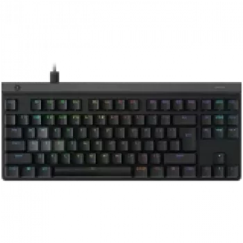 Mehāniskā tastatūra Logitech G515 Rapid TKL — bez cipartastatūras, melna, US International izkārtojums, USB, lineārie slēdži