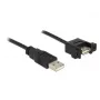 USB kabelis DeLOCK 1m 2xUSB2.0-A