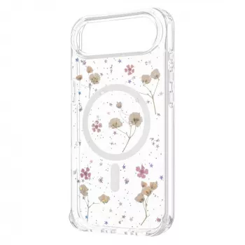 Aizmugures vāciņš FIXED Apple iPhone Air — TPU, MagBloom saderīgs, Blush Plum