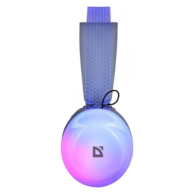 Bezvadu galvas siksnas austiņas DEFENDER Freemotion B651 — binaurālas, slēgtā akustiskā sistēma, 20–20000 Hz, 105 dB, USB-C, AUX