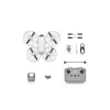 Drons DJI Flip ar 4 rotoriem, 48 MP kameru, 3840×2160 video, 3110 mAh akumulatoru, melnā/baltā krāsā