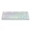 SAVIO PHENIX WHITE bezvadu mehāniskā tastatūra, Gateron Red Pro, ABS