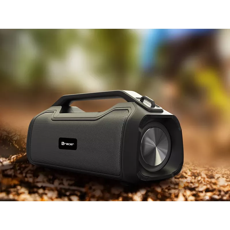 Stereo portatīvais skaļrunis TRACER BigBoy TWS Bluetooth 40W RMS, Bluetooth 5.3, 12h akumulators, melns