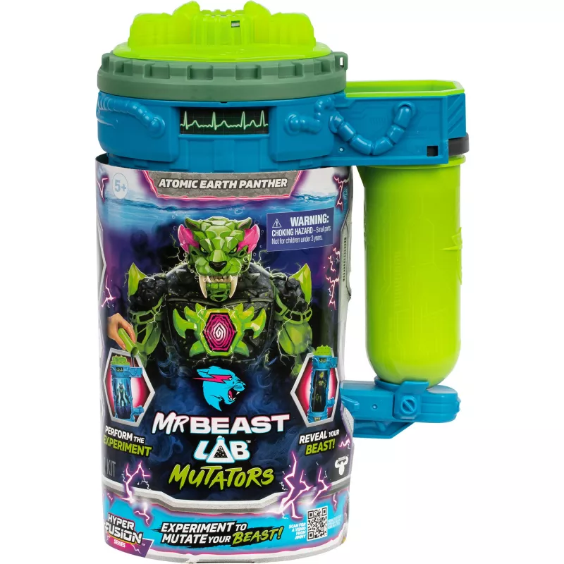 MrBeast Lab Mutators S2 Mutācijas kamera - Atomic Earth Panther, rotaļu figūriņa
