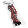 Kolink Core standarta pīta kabeļa pagarinātāju komplekts - Jet Melns / Racing Red, 24‑pin + 8‑pin + 6+2‑pin + SATA