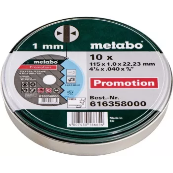 Apļveida zāģa asmens Metabo 616358000 11,5 cm 10 gab.